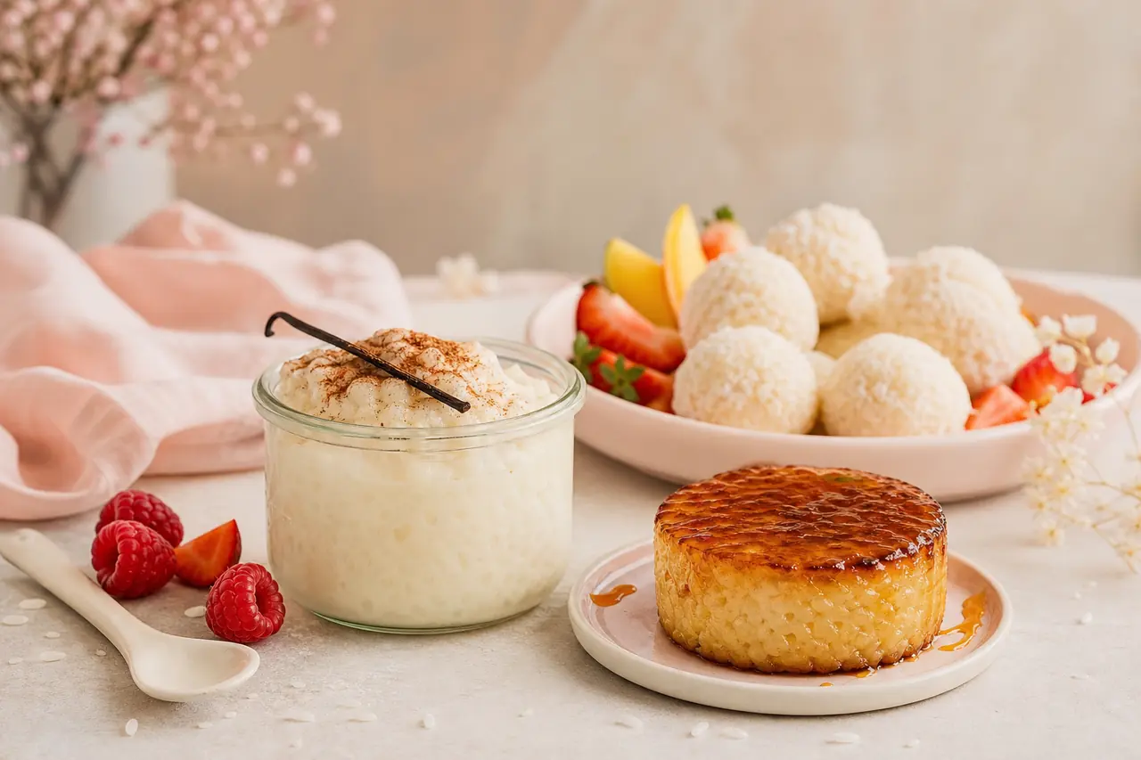 Comment utiliser le riz pour des desserts ?