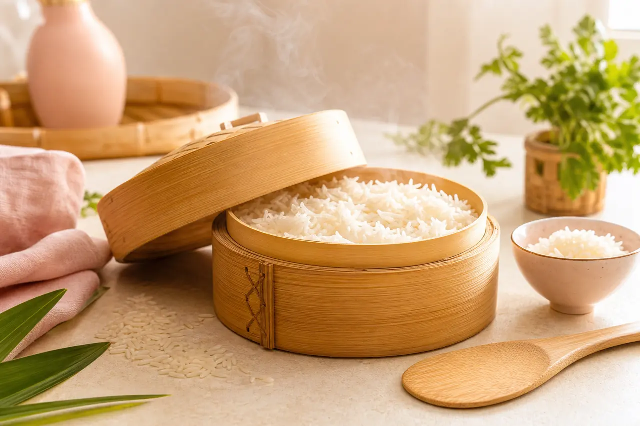 Comment cuire le riz Ć la vapeur ?
